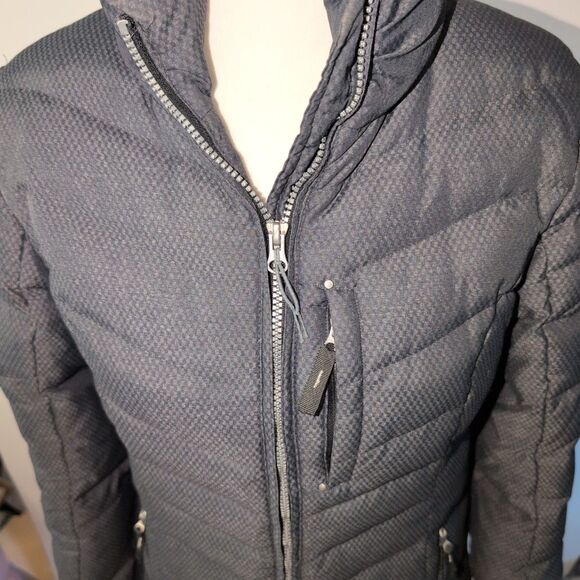 Eddie Bauer Jacket Women's Size Small Gray Sun Valley Down Parka Puffer Quilted - Picture 2 of 11